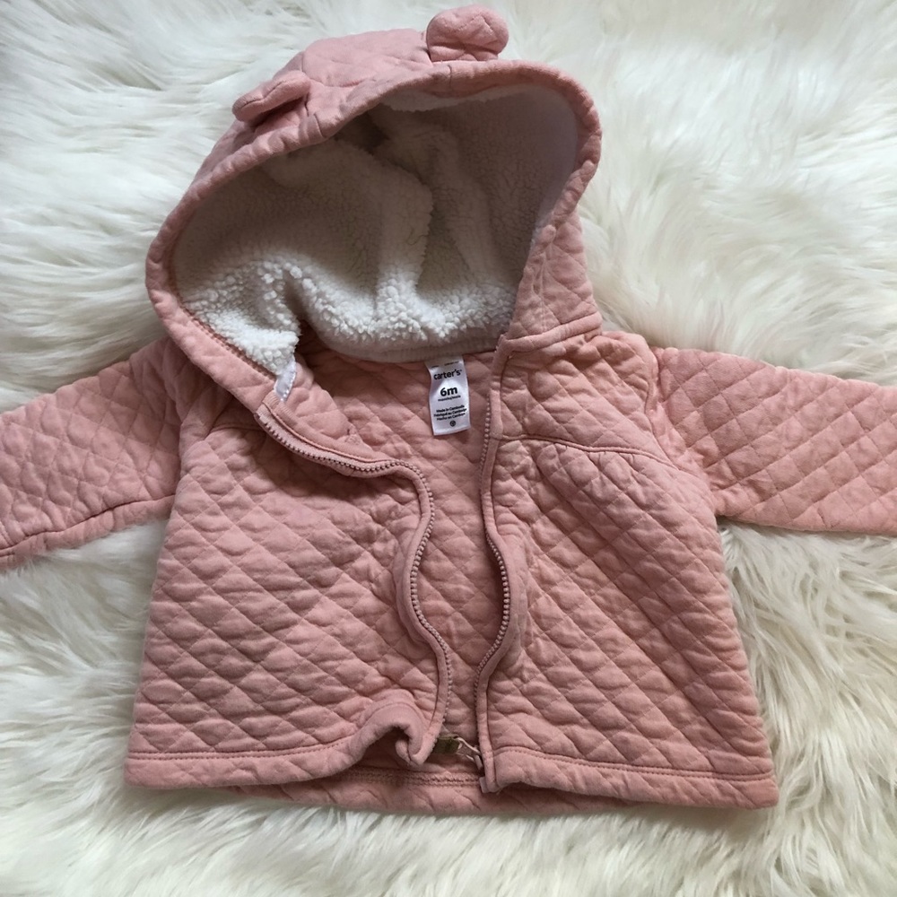 5 for $15. 💙 Pink hooded jacket by Carter’s